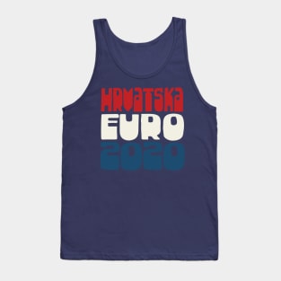 Hrvatska / Euro 2020 Football Fan Design Tank Top